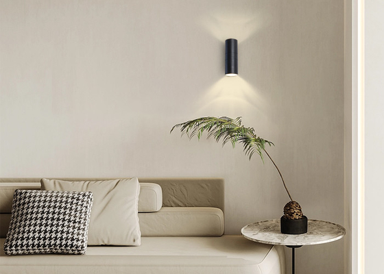 Lampu dinding luar ruangan LED tahan air cangkang kepala ganda E27 lampu taman modern sederhana