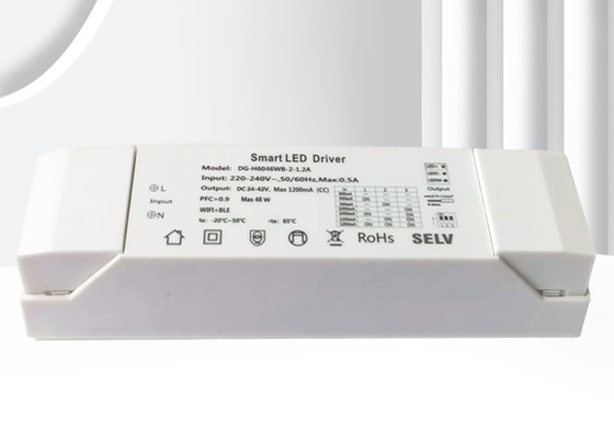 Catu Daya Peredupan Penyesuaian Warna 32W-48W WIFI / Bluetooth / Grafiti Zigbee