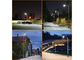 Modul LED lampu jalan 100w200w300w pencahayaan luar ruangan lampu tiang tinggi teknik kota lampu jalan
