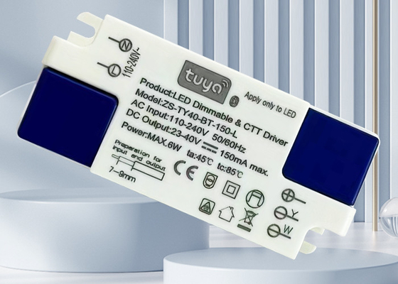 Nirkabel Cerdas LED Dimmable Driver Downlight Graffiti Bluetooth Dua Warna